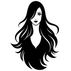 girl with long hair
