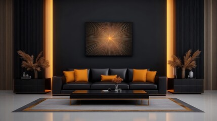 Diverse Living Room Backgrounds for Creative Projects: A Collection of Styles and Designs