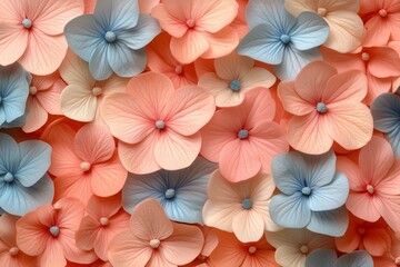 Obraz premium Beautifully embroidered floral design in pastel colors enhancing interior decor