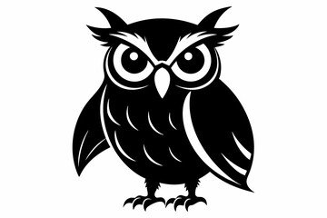 birds owl silhouette