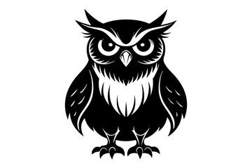 birds owl silhouette