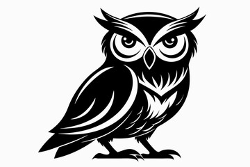 birds owl silhouette