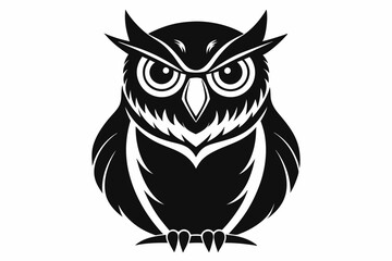 birds owl silhouette