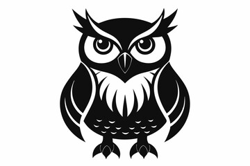 birds owl silhouette