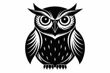 birds owl silhouette