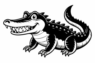 crocodile silhouettes 