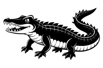 crocodile silhouettes 