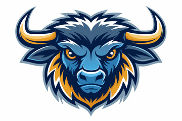 buffalo head with cap logo