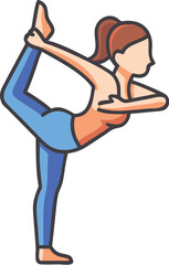 illustration of a person in a gym