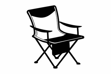 camping chair silhouette