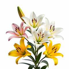 Obraz premium Lilies for Every Garden Style Featuring Stunning Blooms