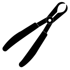  silhouette vector of various knives and sharp tools, scissors tool vector illustration	