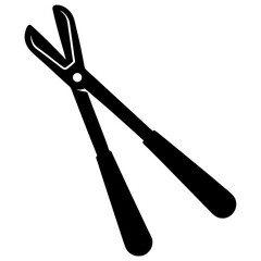  silhouette vector of various knives and sharp tools, scissors tool vector illustration	