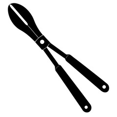  silhouette vector of various knives and sharp tools, scissors tool vector illustration	