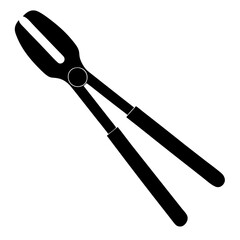  silhouette vector of various knives and sharp tools, scissors tool vector illustration	