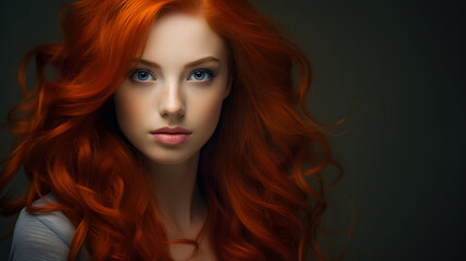 redheaded beautiful woman