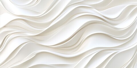 Obraz premium Elegant White Abstract Wave Background Design Texture Pattern Modern Style art flow soft curve lines