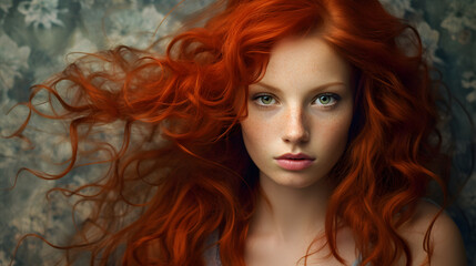 redheaded beautiful woman