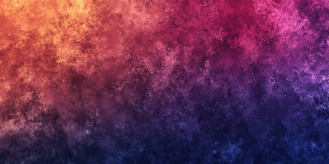Fototapeta premium Abstract grunge background showing a gradient from orange to blue