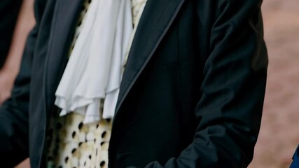 Classic Period Fashioned Woman Speaking