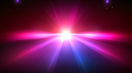 Obraz premium Abstract Pink And Blue Light Rays Burst