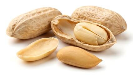 Obraz premium pistachio nuts isolated on white