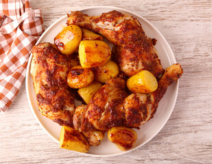 Honey mustard chicken legs