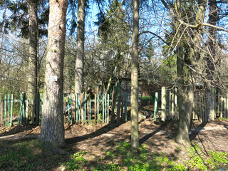abandoned and littered village house