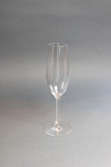 Glass on bright background