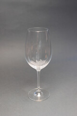 Glass on bright background