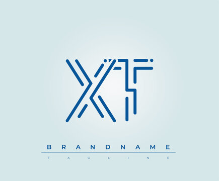XT Technology Letter  Logo Template. This tech letter logo is a graphic mark that uses letters to represent a technology company.
