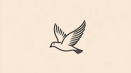 Fototapeta premium A Minimalist Logo with a Sleek and Modern Aesthetic