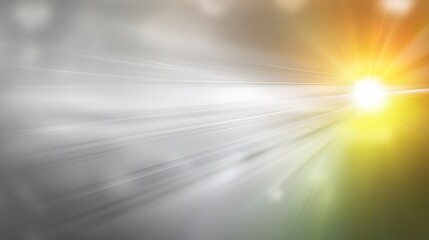 Abstract Gray and Yellow Light Streaks Background