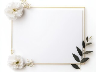 Elegant Black and Silver Memorial Invitation Card Mock-Up Minimalist Design Serene Environment Modern Viewpoint