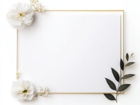 Elegant Black and Silver Memorial Invitation Card Mock-Up Minimalist Design Serene Environment Modern Viewpoint