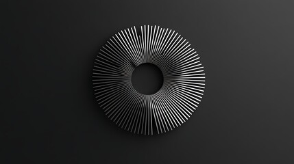 A minimalist logo with a small, filled circle above a single vertical line symbolizing unity