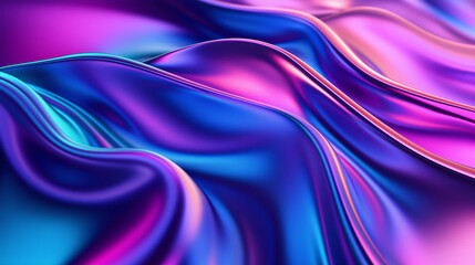 Futuristic Neon Purple AI Background