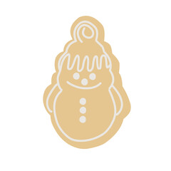 Set of gingerbread cookies