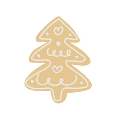 Set of gingerbread cookies