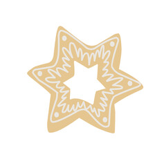 Set of gingerbread cookies