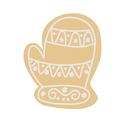 Set of gingerbread cookies