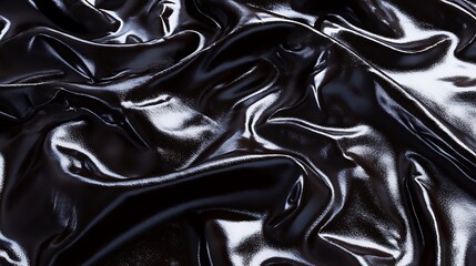 Fototapeta premium Dark Draped Fabric Abstract Texture Background