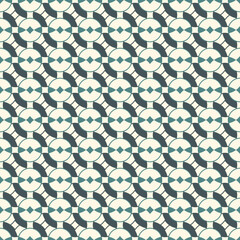 Circle seamless pattern. Ethnic design ornament. Modern geometric background. Contemporary geo wallpaper. Vector artistic abstract print