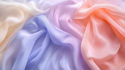Soft Pastel Fabric Background