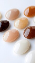 Diversity Polished Stones in Earthy Tones