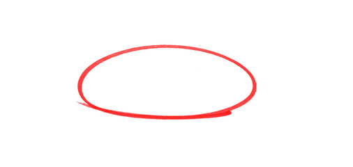 hand drawing different circles isolated on the transparent background, Handwritten red circle. For marking text, numbers, marker pen, pencil, logo, hand-drawn doodle grunge circle highlights