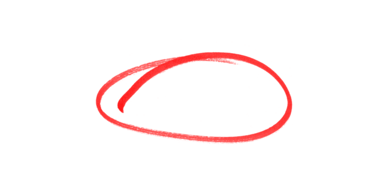 hand drawing different circles isolated on the transparent background, Handwritten red circle. For marking text, numbers, marker pen, pencil, logo, hand-drawn doodle grunge circle highlights