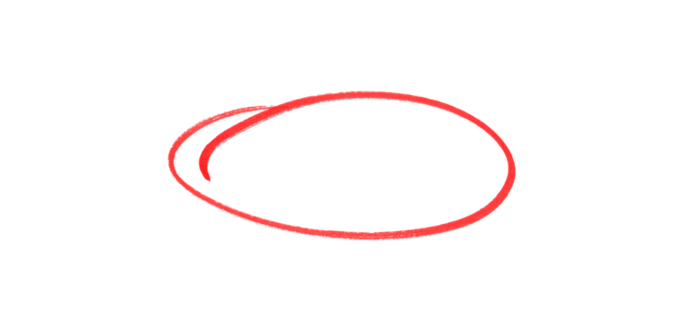 hand drawing different circles isolated on the transparent background, Handwritten red circle. For marking text, numbers, marker pen, pencil, logo, hand-drawn doodle grunge circle highlights