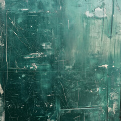 texture of old green plastic on an old city garbage bin in housing estates, generative AI