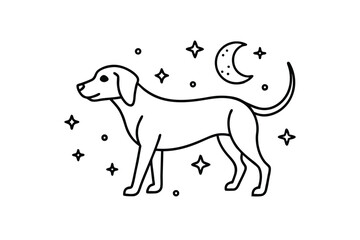 illustration of a dog